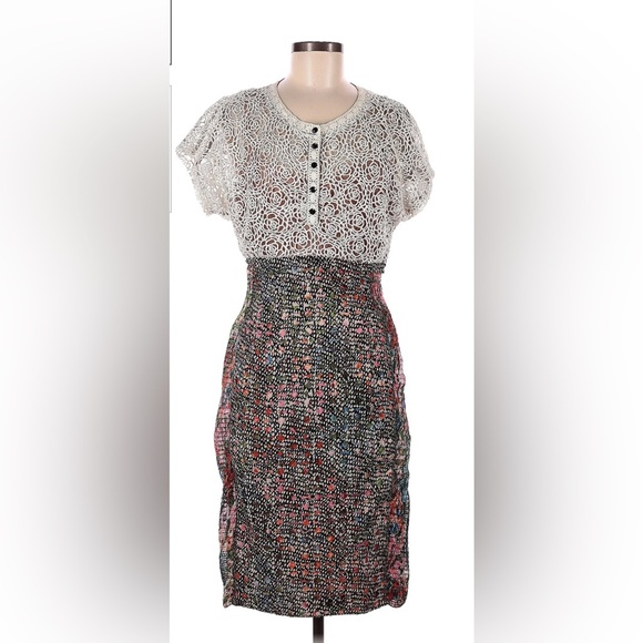 Byron Lars Sheath Lace Slimming Designer Dress size 2 Regular - Picture 2 of 13